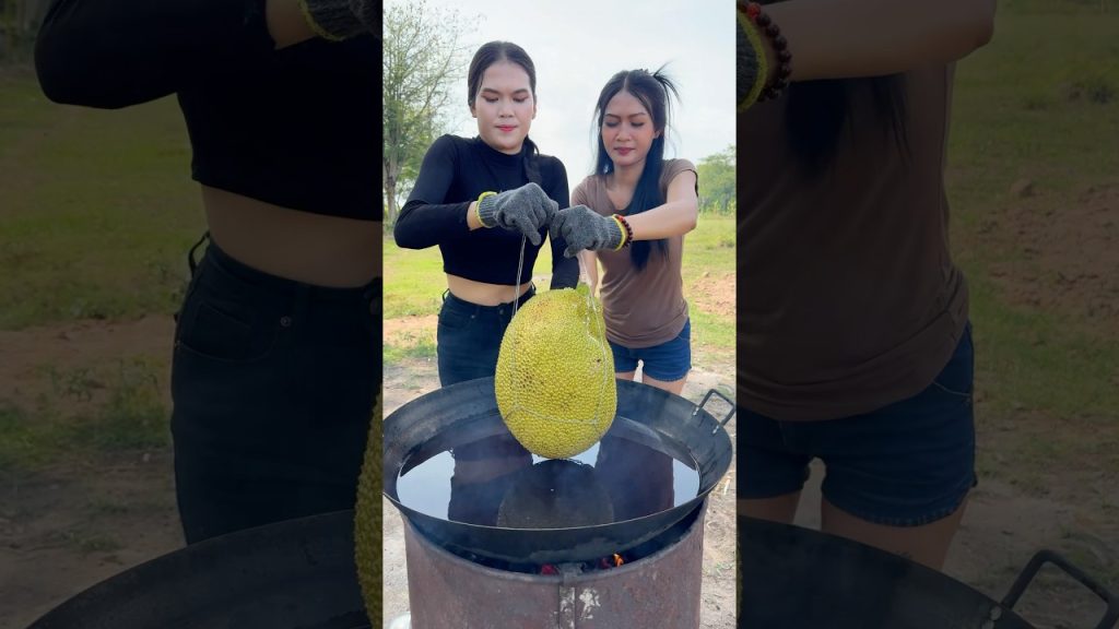 How to crispy jack fruit recipe #shorts #shortvideo #cooking #food #recipe