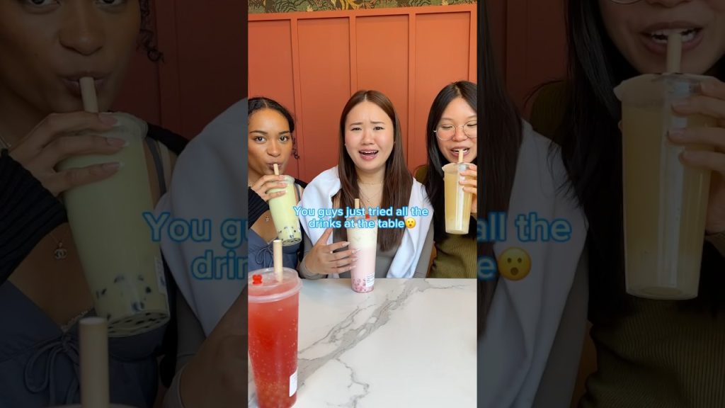 Sisters are clever boba theifs😮 #couple #couples #girlfriend #sister #sisters #comedy #funny #fun