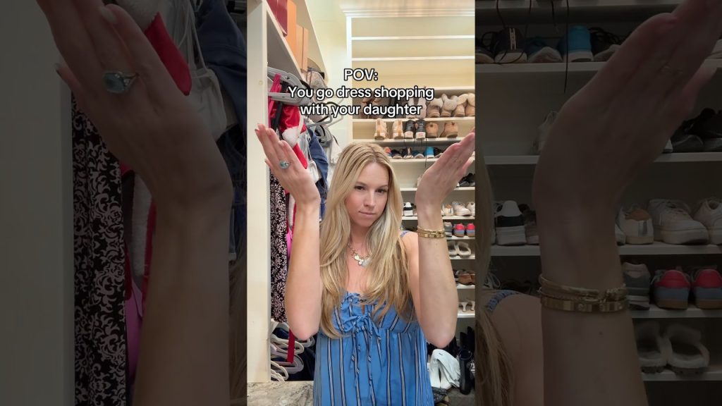 Mother Daughter dress shopping! #shorts #humor #viral #momlife #family