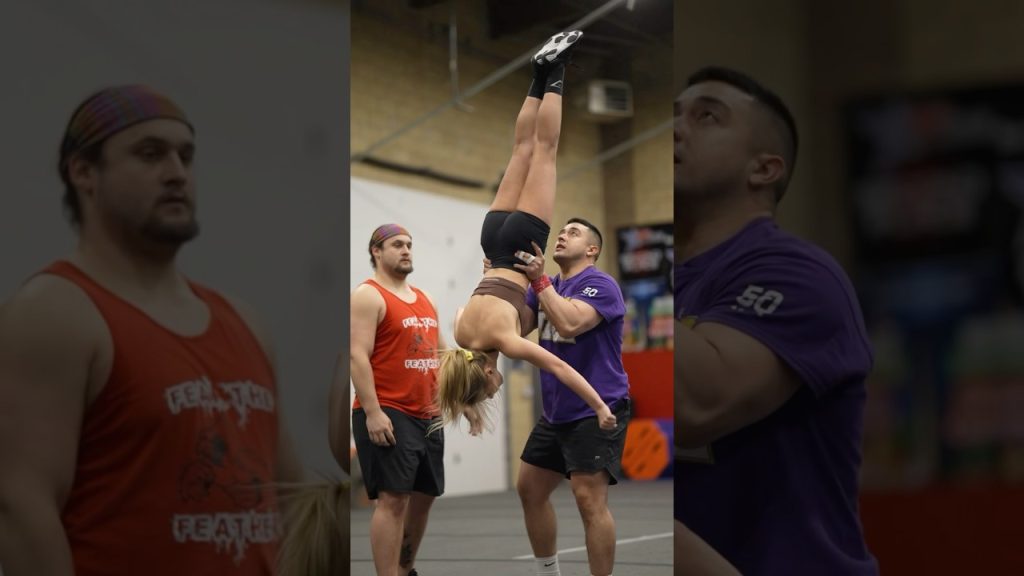 Hard sequence / Strong skills #cheer #cheerleader #acro #workout #fitness #gym