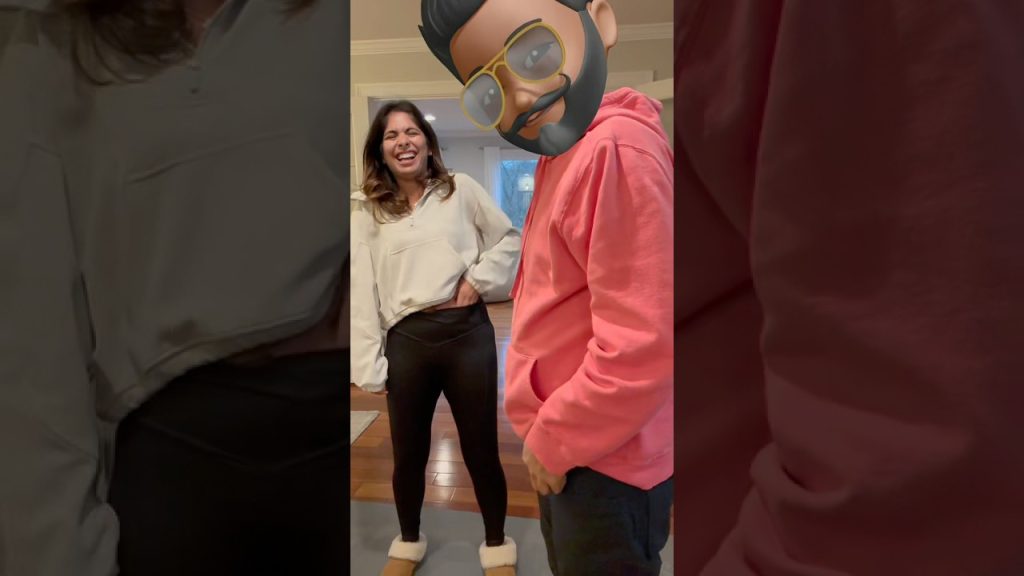 Trying the Old Man Challenge with my Husband #shorts #funny #challenge