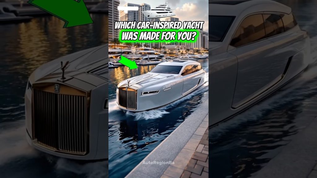 Which Car-Inspired Yacht Was Made for You? ⛵🚗 #shorts #automobile #car