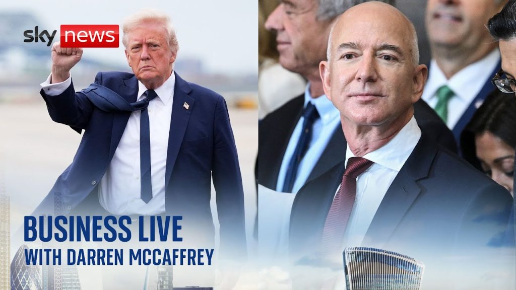 Amazon accused of ‘hostile’ act over Trump tariffs | Business Live with Darren McCaffrey