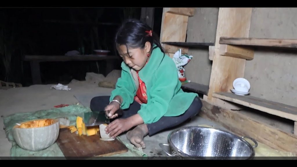Myvillage official videos EP 1522 || Cooking and eating delicious pumpkin food recipe