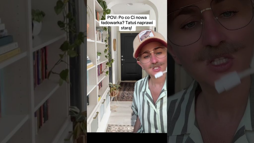 Tata naprawia #mili0nerka #funny #comedy #humor #rodzina #pov #śmieszne #naprawa #ładowarka