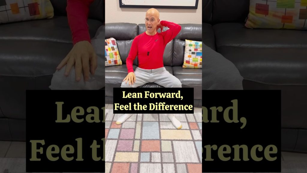 Lean Forward, Feel the Difference!  #drmandell #health #neck #back #stretching