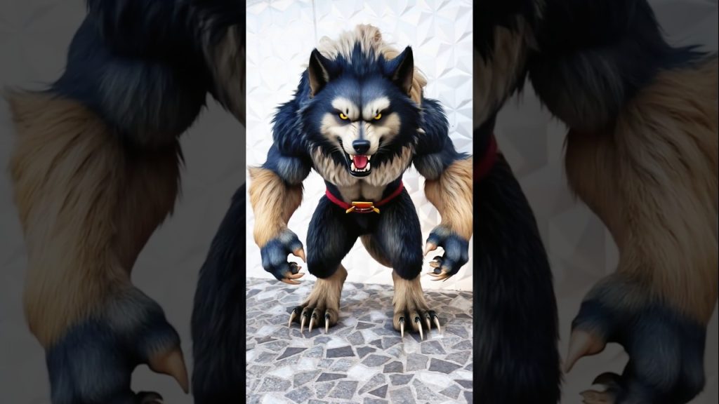 werewolf doll 😱🤣🐺 #funny #comedy #memes #shorts