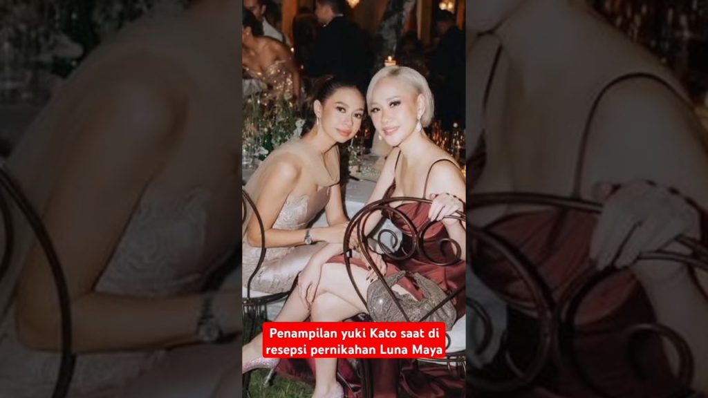 penampilan yuki Kato saat di resepsi pernikahan Luna Maya #videoshort #entertainment #artis