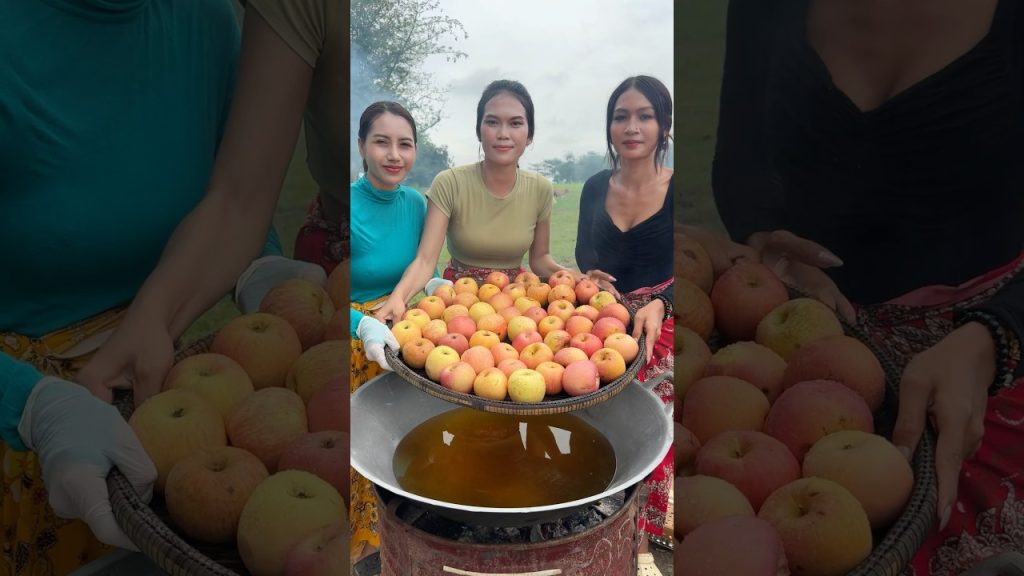 How to crispy apple recipe #shorts #shortvideo #cooking #food #recipe