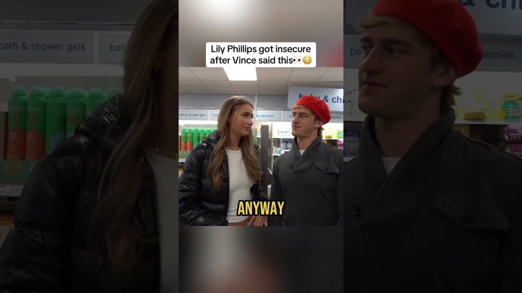 Lily Phillips got insecure after Vince said this😭 #funny #lilyphillips #vinceaesthetic