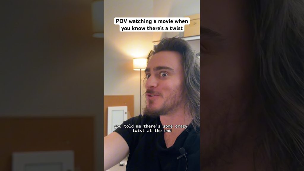 POV watching a movie when you know there’s a twist #shorts #comedy #funny