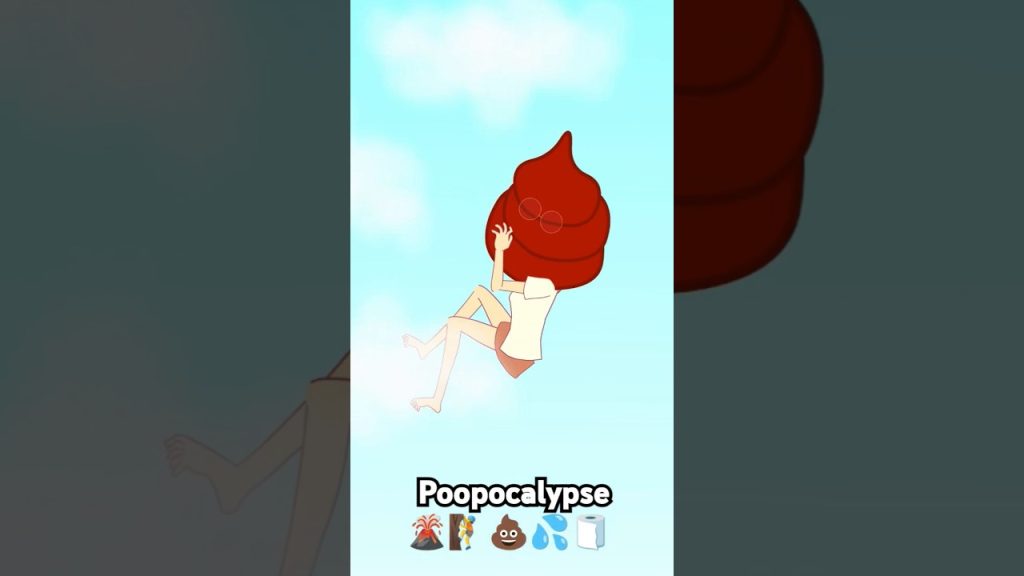 Poopocalypse🌋🧗💩💦🧻#animation #cartoon #comedy #funny #humor #jokes #haha #wtf #hilarious #laugh