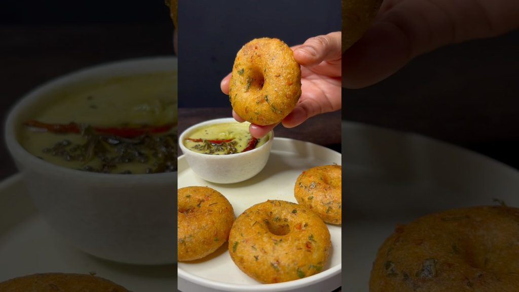 Sooji Medu Vada ASMR  #cooking #food  #recipe#menduvada