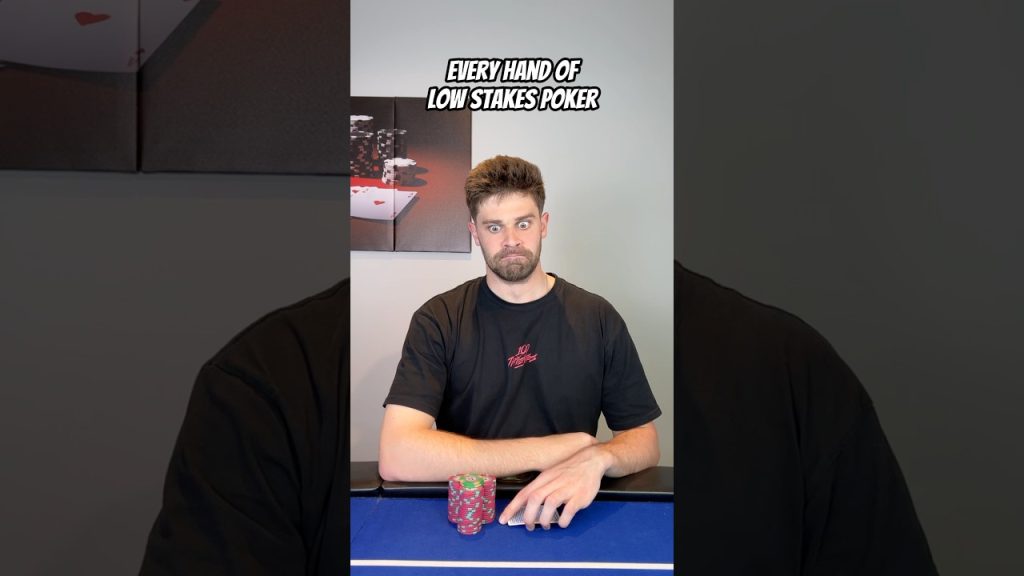 Low stakes poker 😂😭 #fyp #comedy #poker #texasholdem #pokeronline #gambling #casino #sethypoker