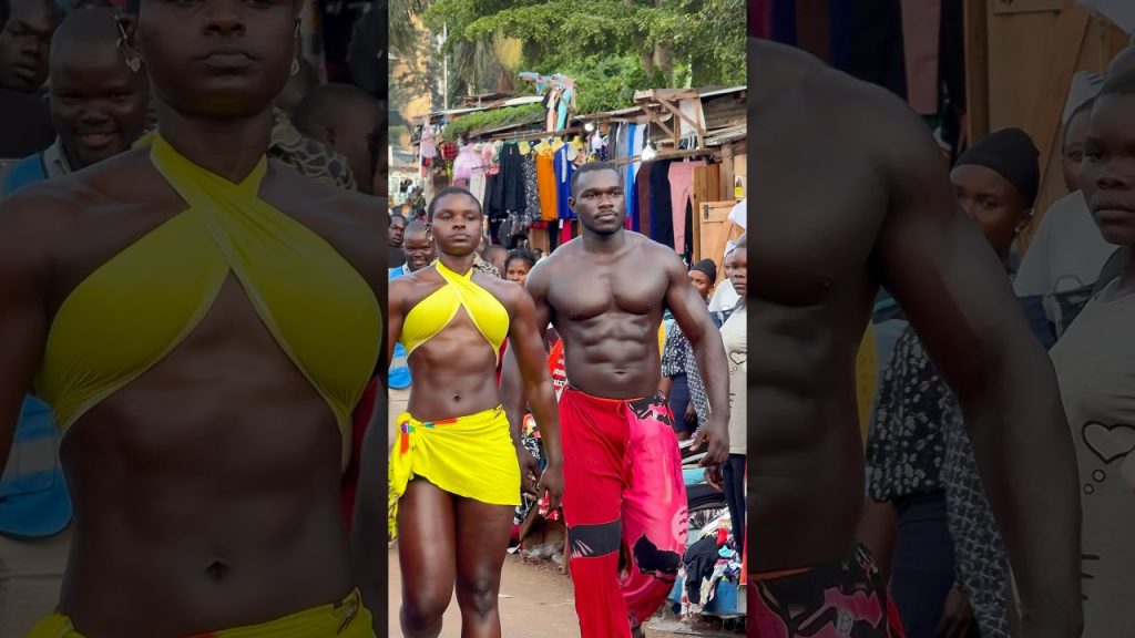 Bodybuilders in public reactions š³#model #africa #funny #motivation #fyp