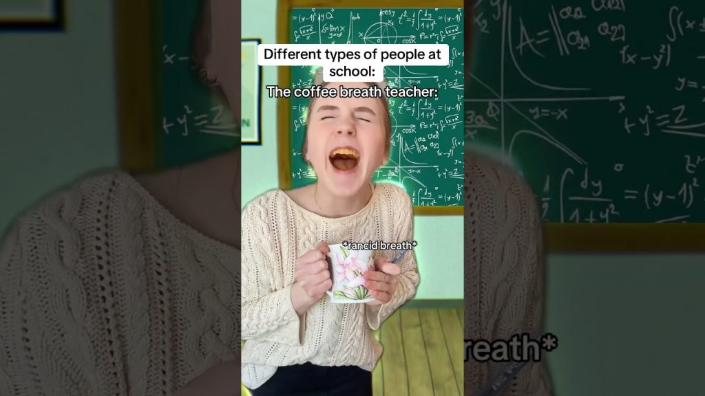 The different types of people at school #pov #comedy #relatable #skit