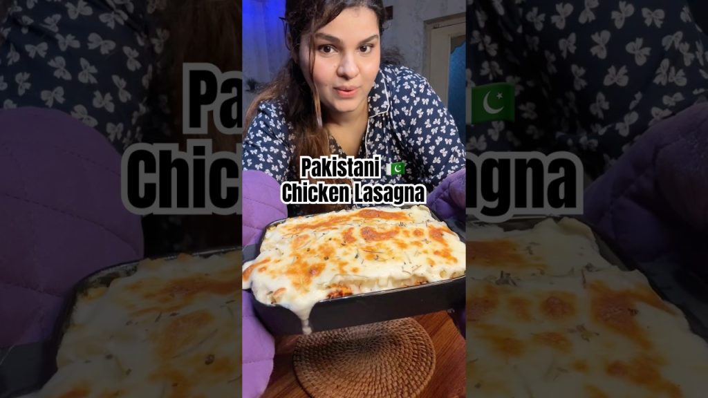 This is how I make Chicken Lasagna👩‍🍳 #food #recipe #lasagna #shorts