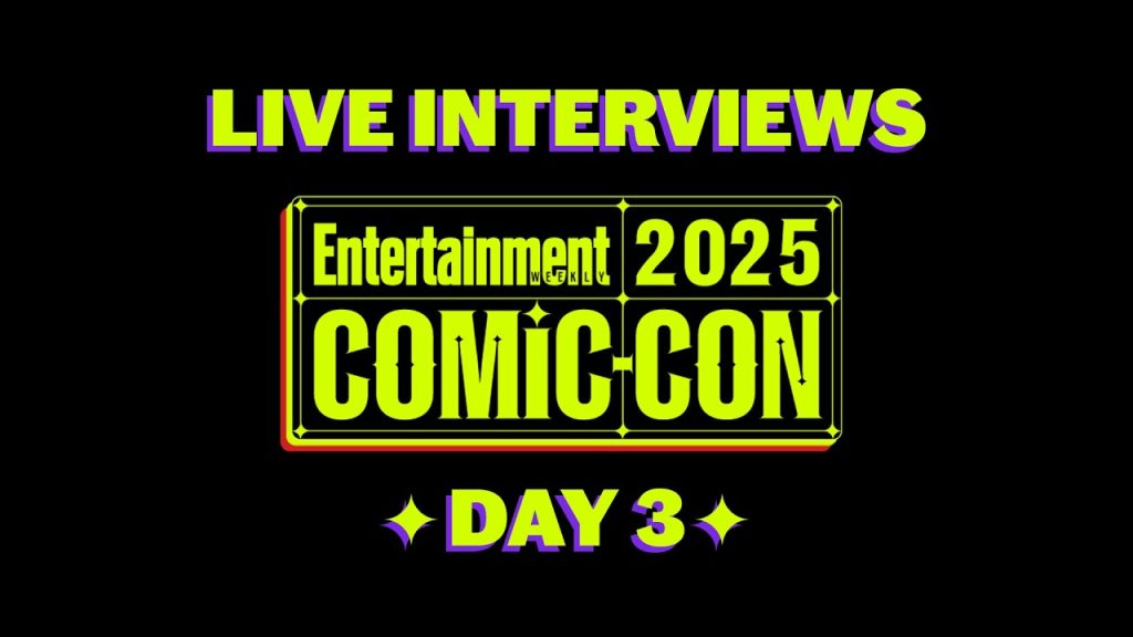 LIVE at San Diego Comic-Con: Day 3 Interviews | SDCC 2025 | Entertainment Weekly