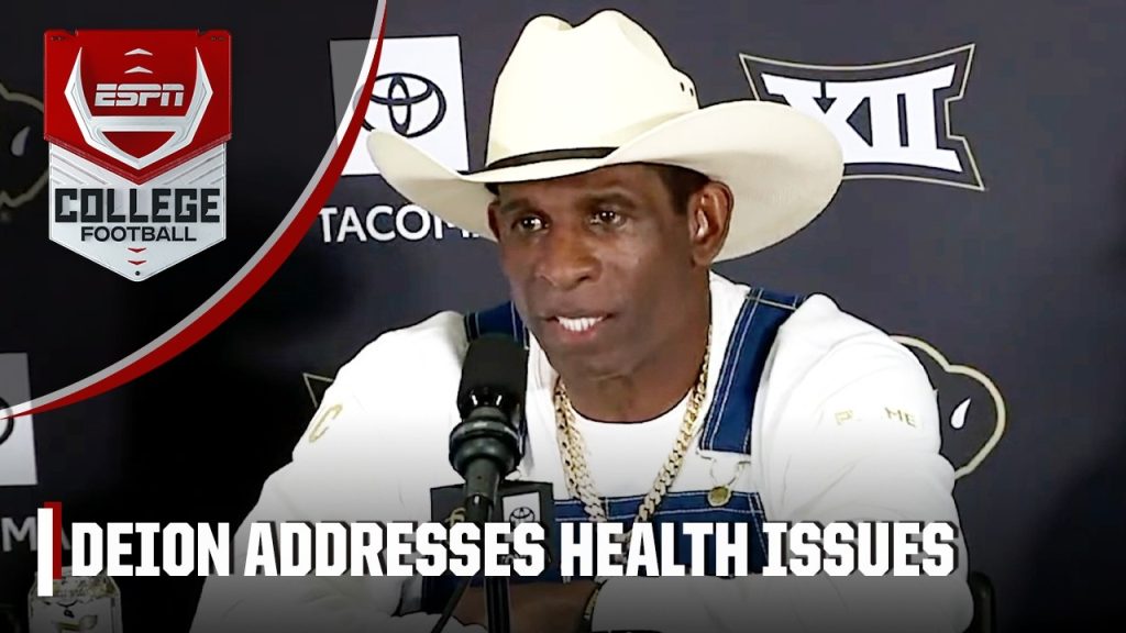 Deion Sanders addresses health issues, reveals he is now cancer free [FULL PRESS CONFERENCE]
