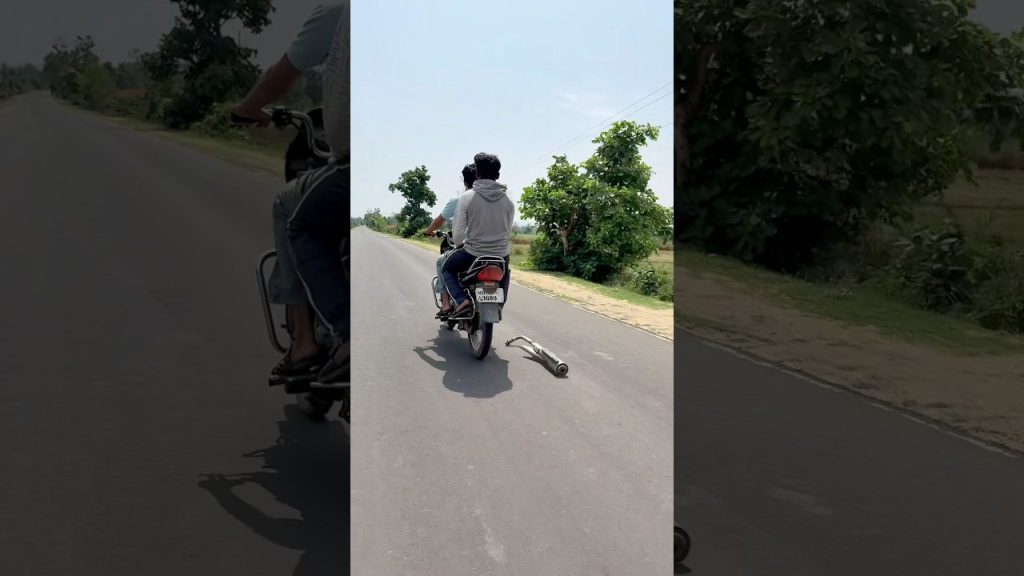 Purani video hai guys rkhi thi #funny #comedy #balaghat #kisan #friends #gaadi #silencer #friends