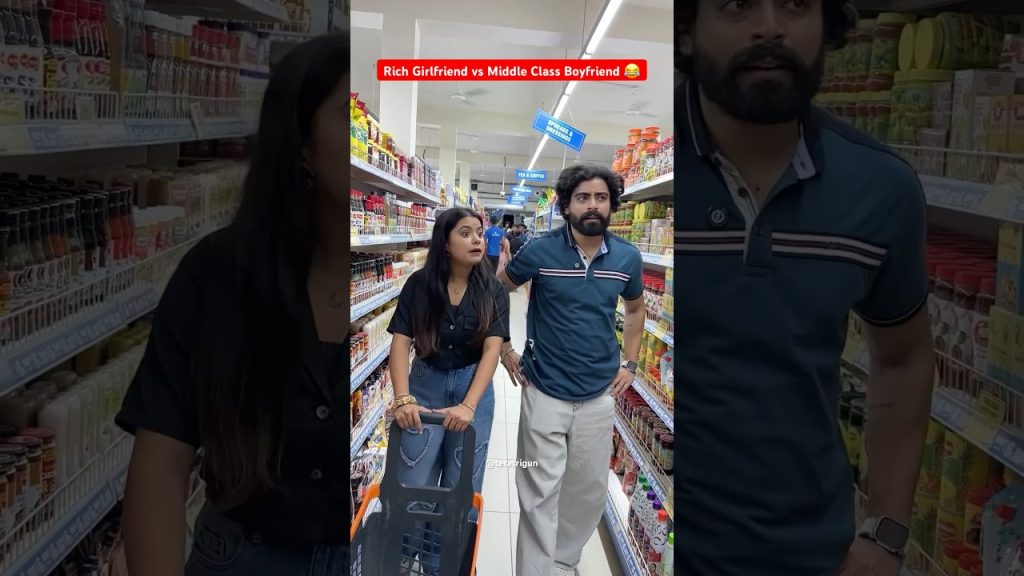 Rich Girlfriend vs Middle Class Boyfriend 😂 #shorts #ytshorts #teratrigun #comedy #richgirlfriend