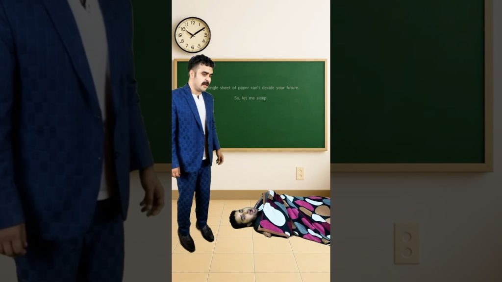 When Teacher sleeps in class🤣 #funny #comedy #relatable #humor #skit #shorts