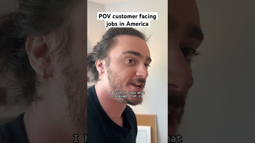 customer facing jobs in America #shorts #comedy #funny