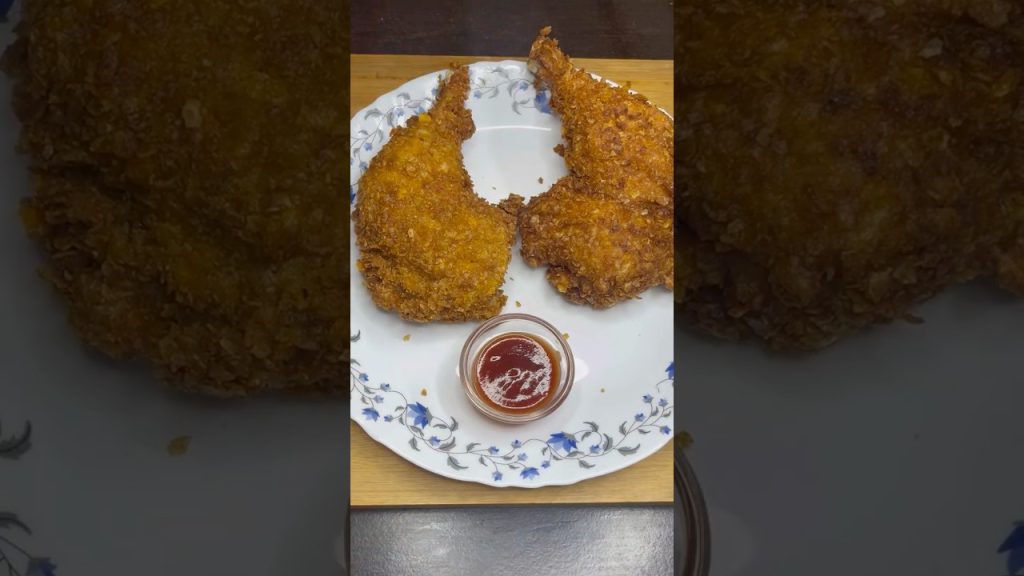 Crispy Chicken thigh recipe ASMR Cooking. #ytshorts #cooking #asmrcooking #food #recipe #shorts.
