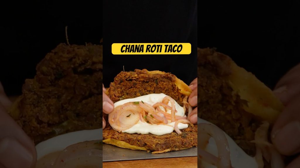 Chana Roti Taco #chana #food #recipe @UKitchenSAI