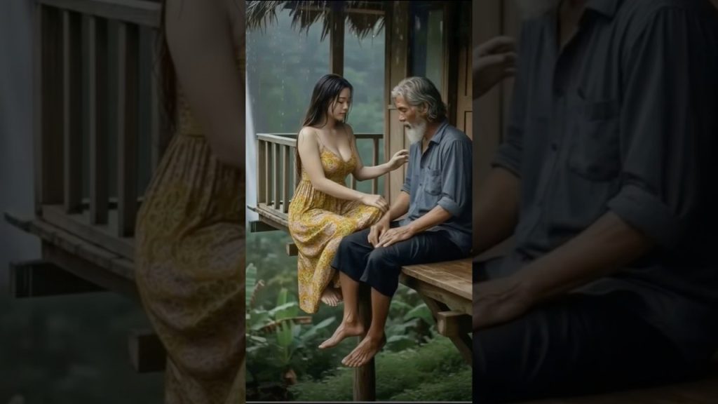 A quiet moment on the porch in the rain #comedy #thunder #thuglife #song #short #travel #love #funny