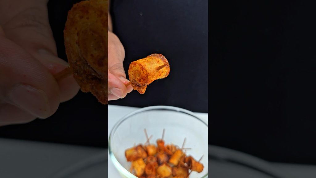 Crispy Potato Swirls #asmr #food #recipe #shorts