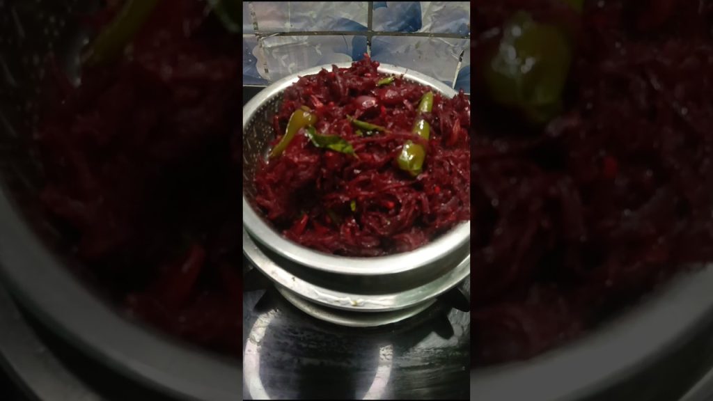 பீட்ரூட் பொரியல் | Beetroot #shorts #indianfood #indianrecipe #cooking #food #recipe