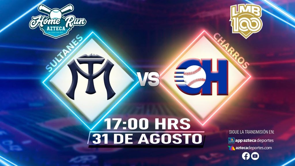 EN VIVO: Sultanes vs Charros | Playoffs LMB  J2 | Home Run Azteca | LMB 2025 ⚾