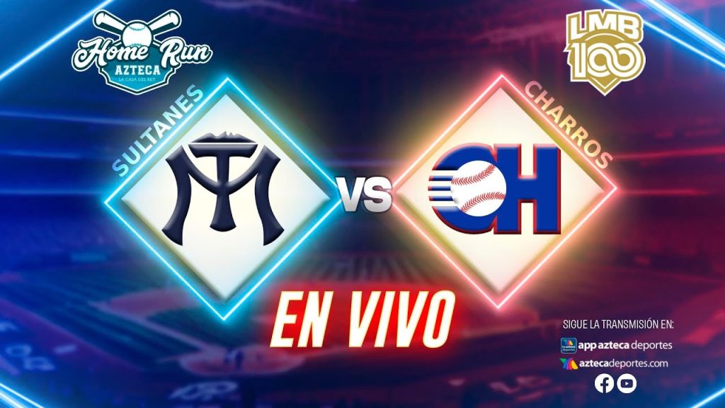 EN VIVO: Sultanes vs Charros | Playoffs LMB J3 | Home Run Azteca | LMB 2025 ⚾