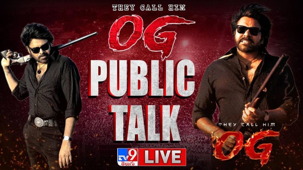 OG Public Talk LIVE | Pawan Kalyan | Priyanka Mohan | Sujeeth – TV9