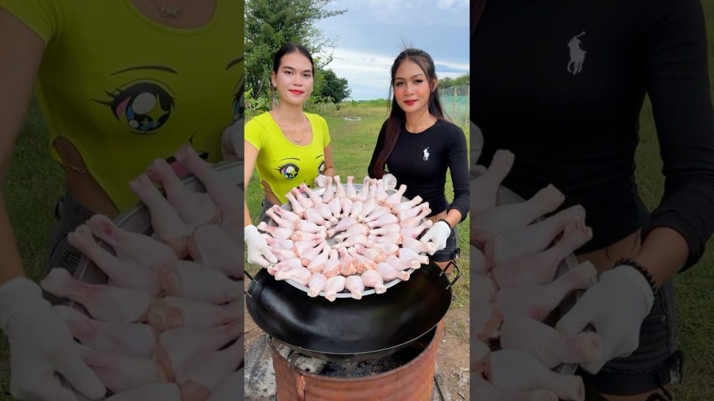 Cook chicken leg crispy recipe #cooking #food #recipe #shorts