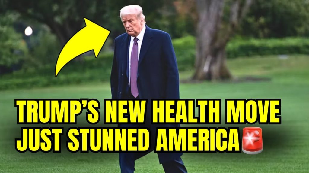 🚨Trump’s New Health Reveal Just STUNNED White House Insiders
