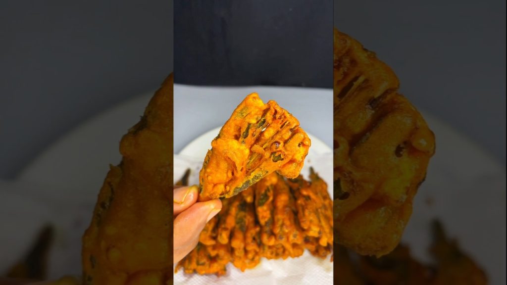 😳 OMG! 100% Crispy Bhindi Fry! ASMR #shorts #youtubeshorts #food #recipe #cooking #asmr #bhindi