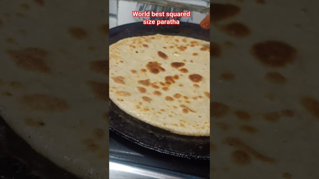 world’s best squared size paratha #food #recipe #cooking #paratha #viral