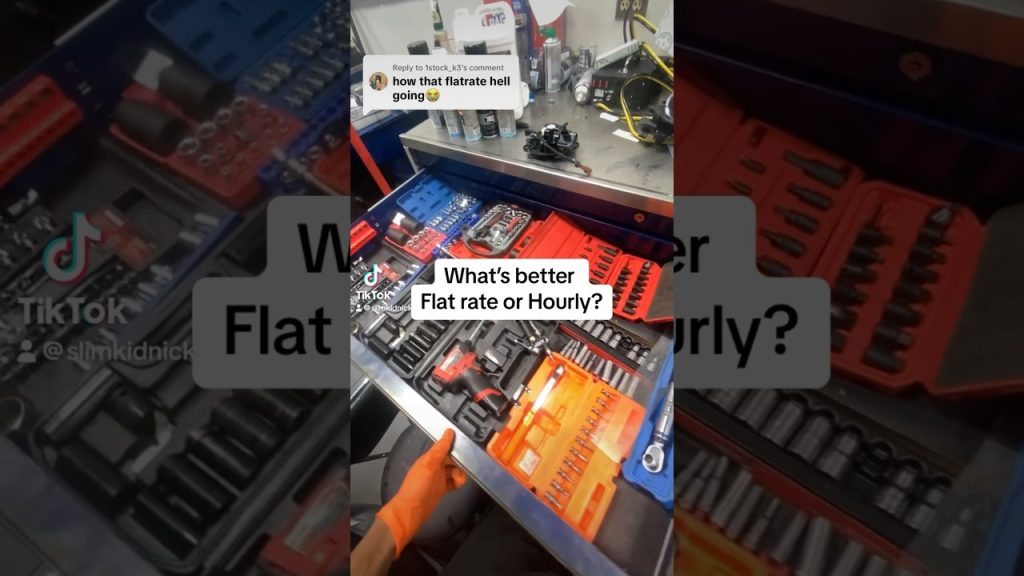FLAT RATE VS HOURLY #automotive #mechanic #technician #cars #shorts #job #pay #carguy #career #jdm