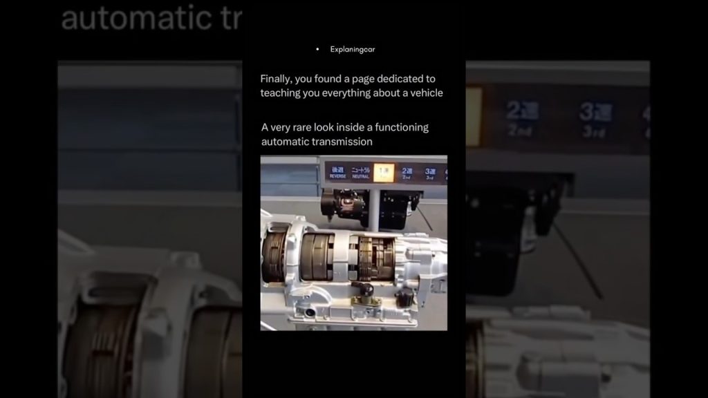 How Automatic Transmission Works Inside?🤔 #car #technology #transmission