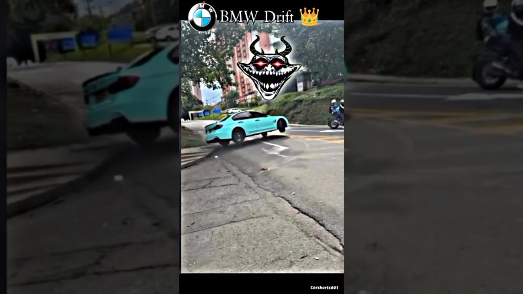 BMW Drift ☠️| Jump Bmw 👿👑 #bmw #drift #automobile #define #shorts