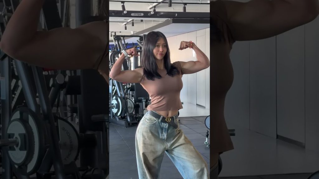 Chinese Girl Gym Workout 1855💪 Asian Fitness Model Inspiration