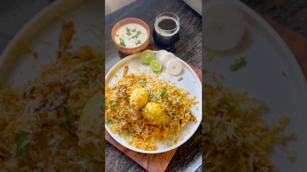 Most requested video Egg biryani😋#viralvideo #food #recipe #shortsfeed #easy #yummy #egg #biryani