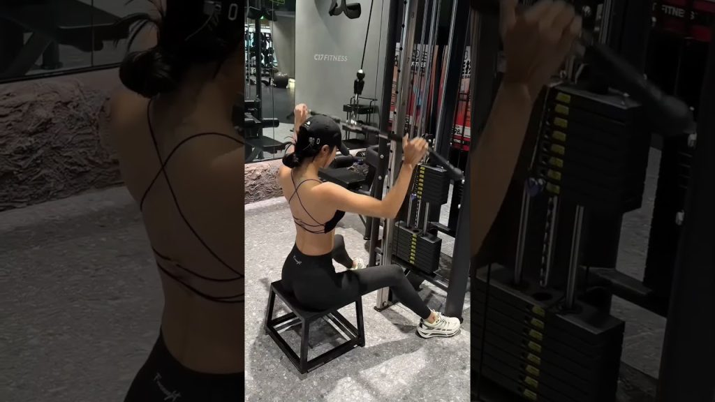Chinese Girl Gym Workout 1852💪 Asian Fitness Model Inspiration