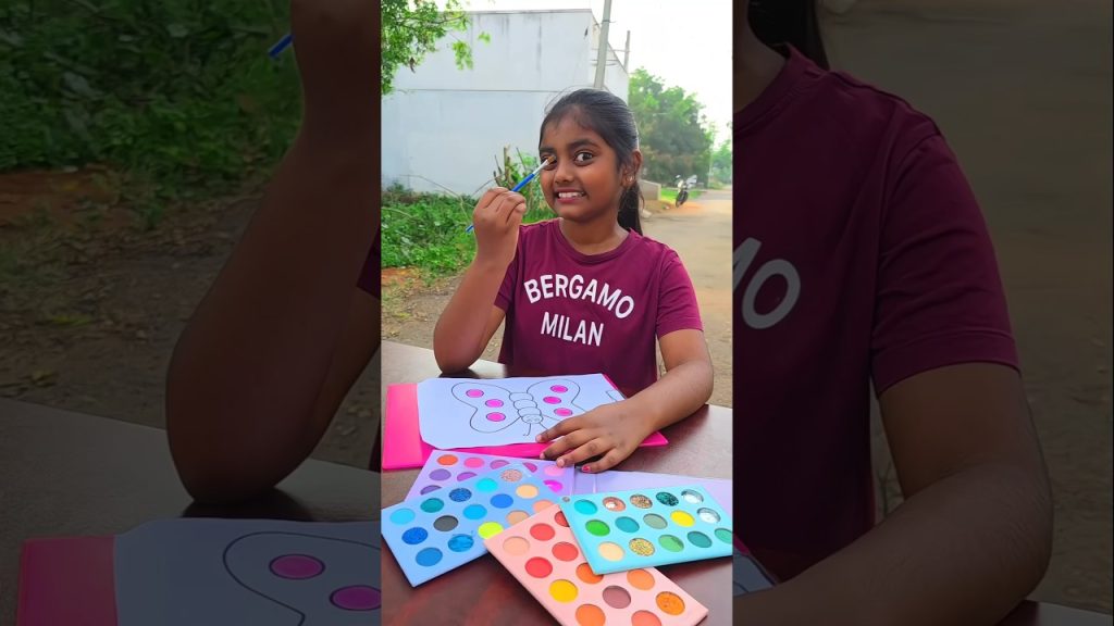 No markers? No Problem 💄 🌈 .. #shorts #viralvideo #trending #funny