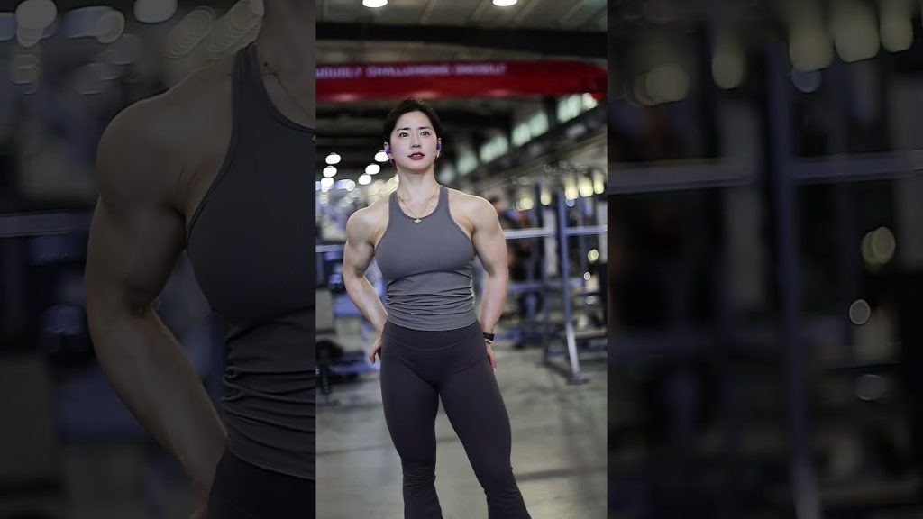Chinese Girl Gym Workout 2310💪 Asian Fitness Model Inspiration
