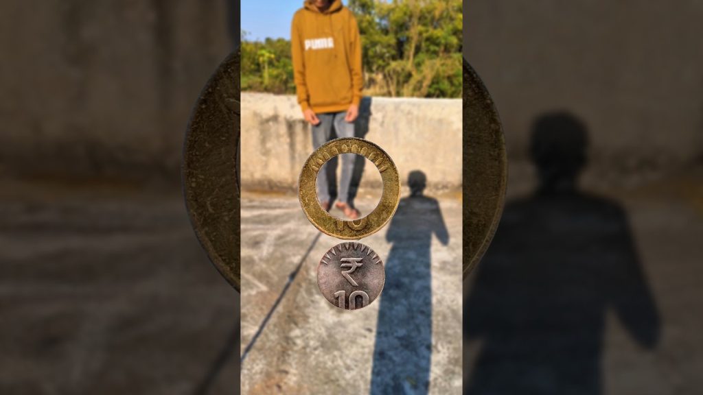 ₹10 Coin Drop Test | 1ft–40ft Experiment #experiment #entertainment