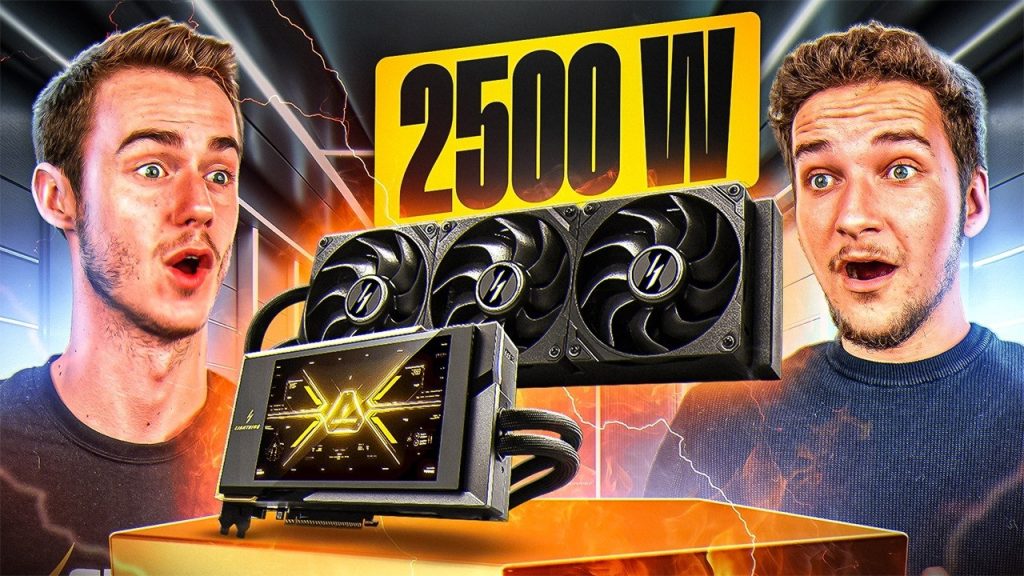 Une RTX 5090 à 2500W chez MSI… (ça brûle ?)