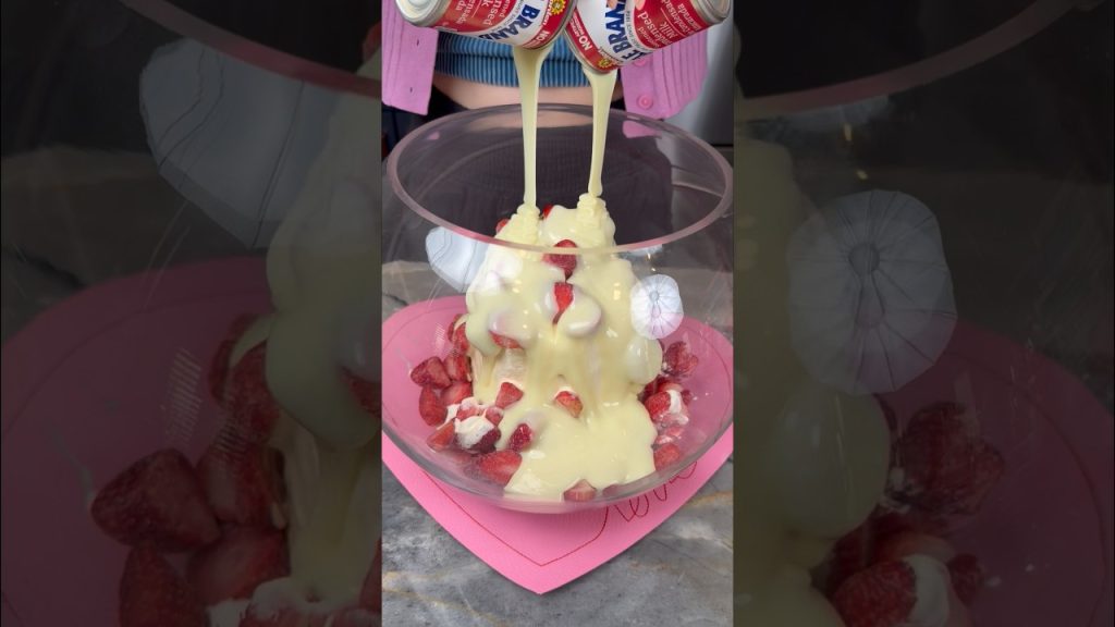 Easy Valentine’s Day treat 💘 #food #recipe #valentinesday #easyrecipe #fyp